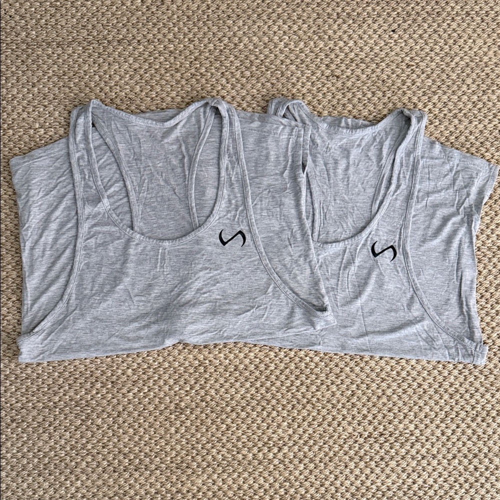 TLF gray tank tops